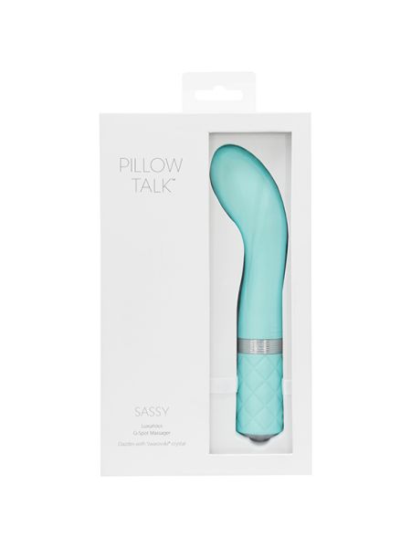 Pillow Talk - Sassy G-Spot Vibrator Teal - 7