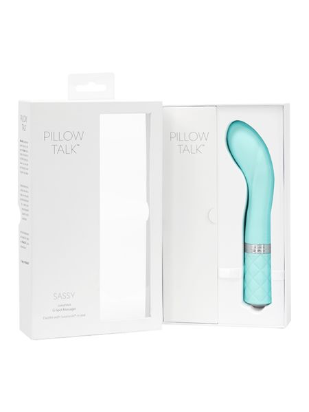 Pillow Talk - Sassy G-Spot Vibrator Teal - 9