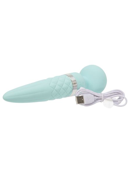 Pillow Talk - Sultry Wand Massager Teal - 3