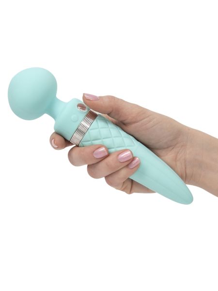 Pillow Talk - Sultry Wand Massager Teal - 4