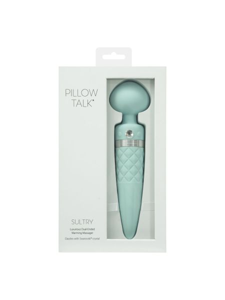 Pillow Talk - Sultry Wand Massager Teal - 6