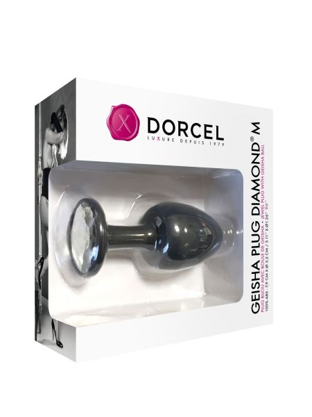 Silikonowy korek analny Dorcel Geisha Plug Diamond M - 4