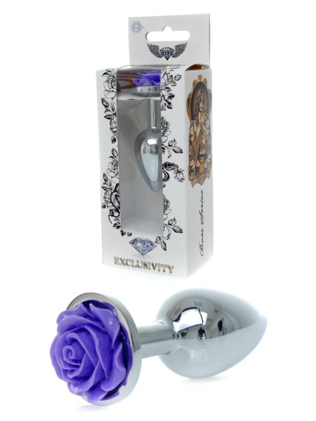 Plug-Jewellery Silver PLUG ROSE- Purple