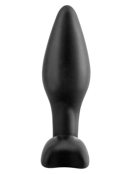 Czarny korek analny silikonowa zatyczka miękka - 5