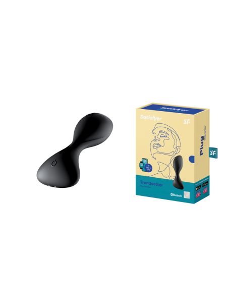 Wibrujący korek analny z aplikacją Satisfyer Trendsetter - 3