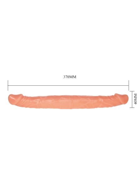 Podwójna penetracja długie dildo sex penis 37cm - 5