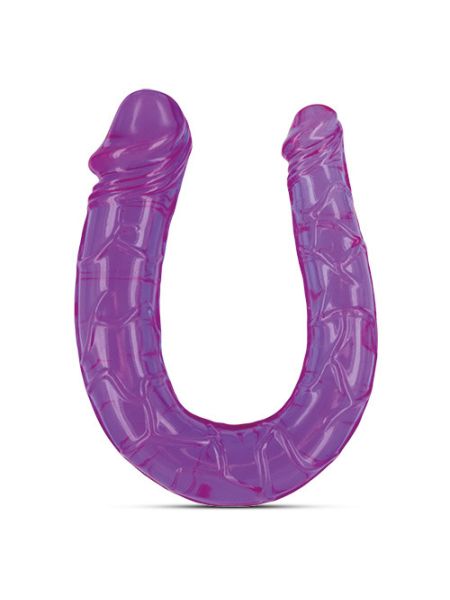 Podwójne dwustronne dildo z miękkiego żelu 30 cm - 2