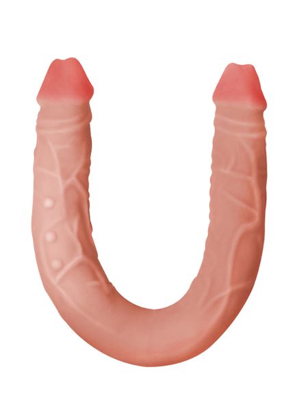 Podwójny penis dildo lesbijskie wyginane sex 47cm - 2