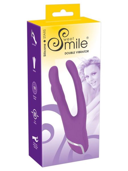 Podwójny wibrator dla par Sweet Smile Double Vibrator - 6