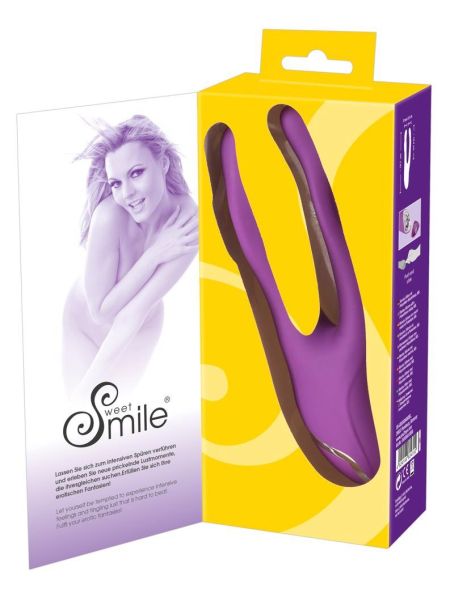 Podwójny wibrator dla par Sweet Smile Double Vibrator - 5