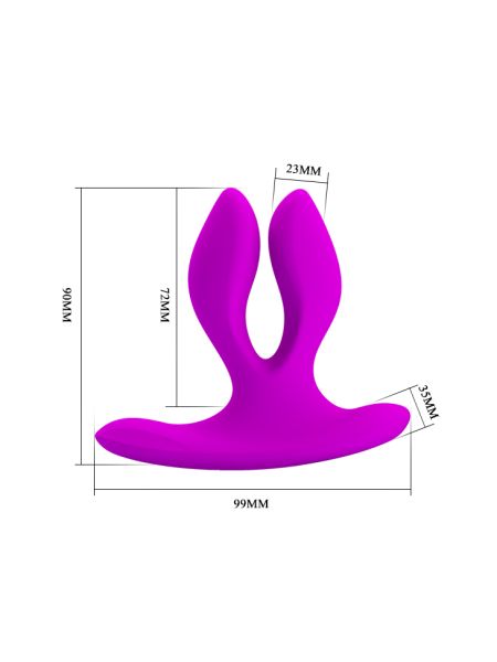 Podwójny wibrator analny waginalny punkt g 12 tryb - 7
