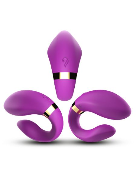 Wibrator dla par Boss Of Toys Crescent Purple - 5