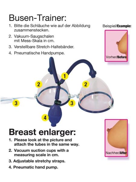 Pompka powiększająca piersi próżniowa dla kobiet - 7