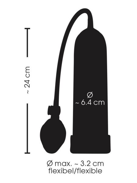 Pompka próżniowa do powiększania penisa członka - 11