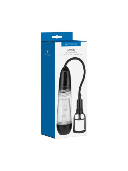 Pompka- Me You Us Amplify Pump Masturbator Clear/Black - 4