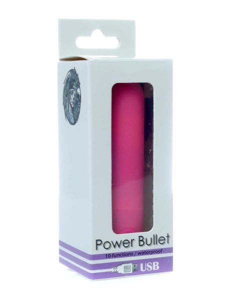 Mini mały wibrator Boss Series Power Bullet Glossy Matte - 8