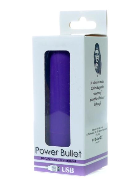 Mini mały wibrator Boss Series Power Bullet Glossy Matte - 9