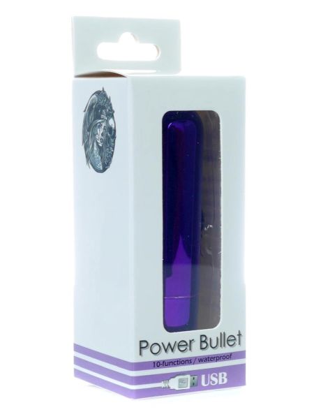 Mały mini wibrator Boss Series Power Bullet Glossy - 8