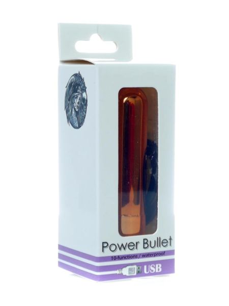 Mały mini wibrator Boss Series Power Bullet Glossy - 9