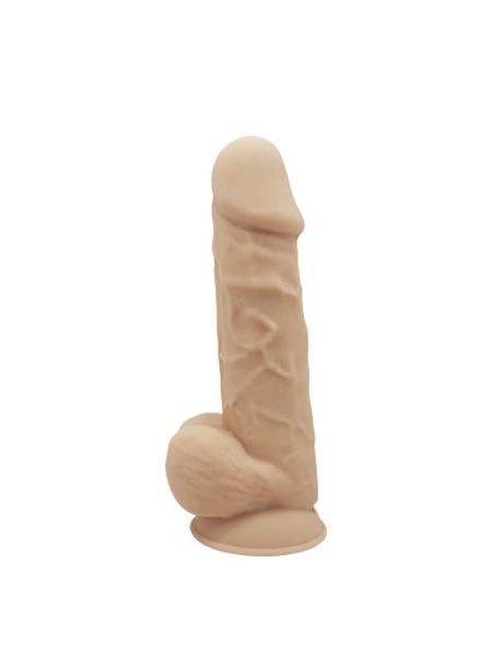 Prawdziwy sztuczny penis dildo z żyłami jądrami - 2