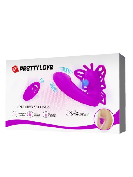 Dyskretny wibrator do majtek Pretty Love Katherine Violet - 5
