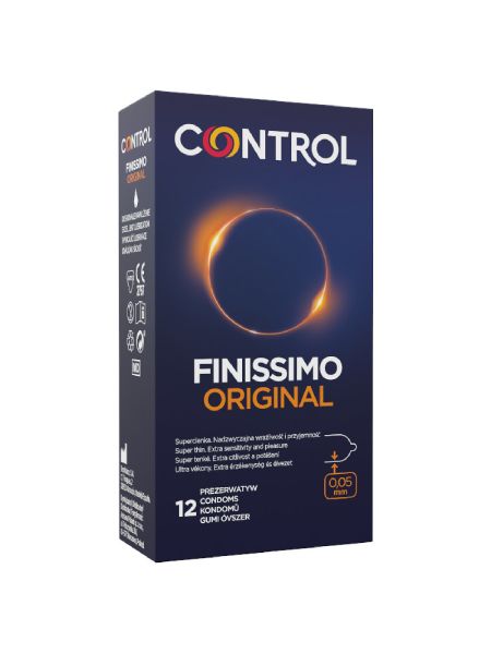 Cienkie prezerwatywy Control Finissimo Original 12 szt