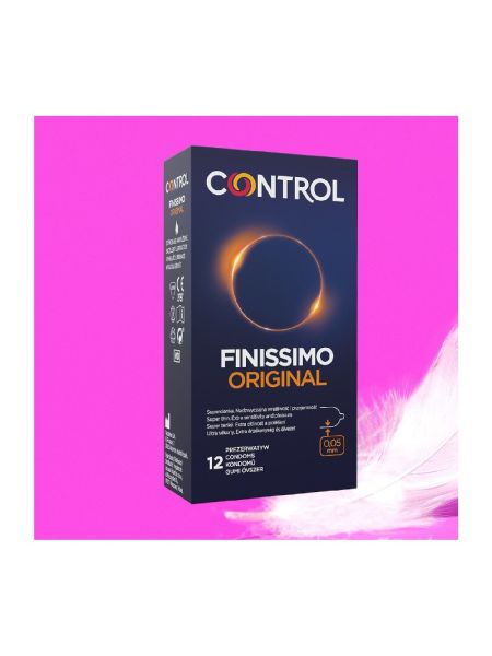 Cienkie prezerwatywy Control Finissimo Original 12 szt - 2