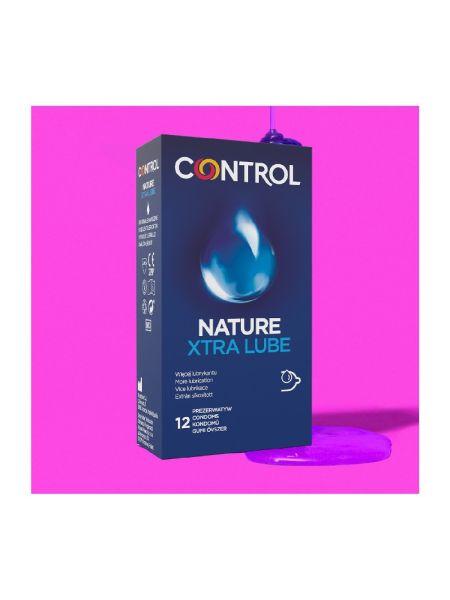 Prezerwatywy-Control Nature Xtra Lube 12"s - 2