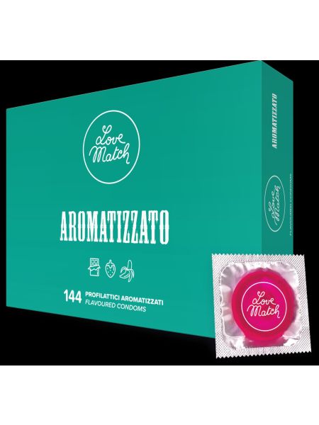 Prezerwatywy-Love Match Arromatizato - 144 pack