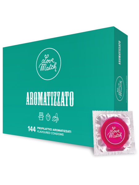 Prezerwatywy-Love Match Arromatizato - 144 pack - 2