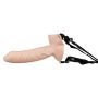 Strap-on uprząż czarna realistyczne dildo 15 cm - 4