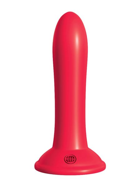 Uprząż strap-on z silikonowym gładkim dildo 13 cm - 7