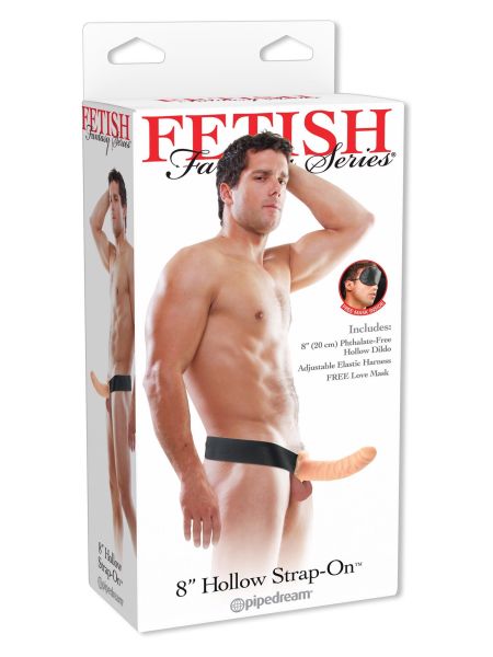 Strap-on regulowane realistyczne dildo 20,5 cm - 3