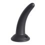 13 cm dildo czarne gładkie do sexu analnego - 7