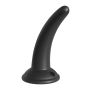 Regulowany Strap-on majtki z czarnym dildo 18 cm - 7