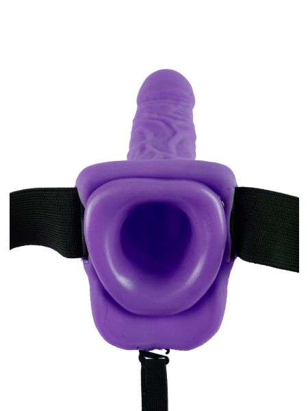 Strap-on z dildo żylastym przedłużenie penisa 18cm - 5