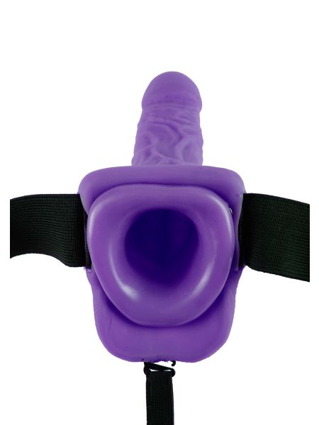 Strap-on z dildo żylastym przedłużenie penisa 18cm - 6