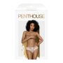 Seksowne figi erotyczne Penthouse Adore Me White L/XL - 4