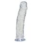 Przezroczyste dildo jak penis realistyczne 19cm - 4