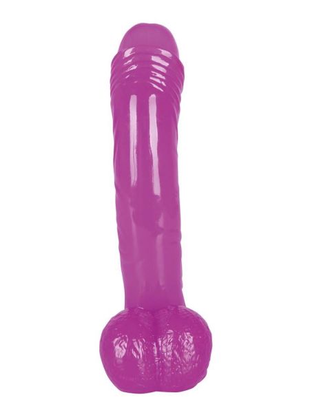 Przyjemne miękkie dildo z przyssawką penis 19cm - 6