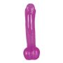 Przyjemne miękkie dildo z przyssawką penis 19cm - 7