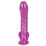 Przyjemne miękkie dildo z przyssawką penis 19cm - 9