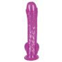 Przyjemne miękkie dildo z przyssawką penis 19cm - 8