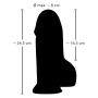 Grube duże realistyczne dildo z przyssawką 24,5 cm - 13