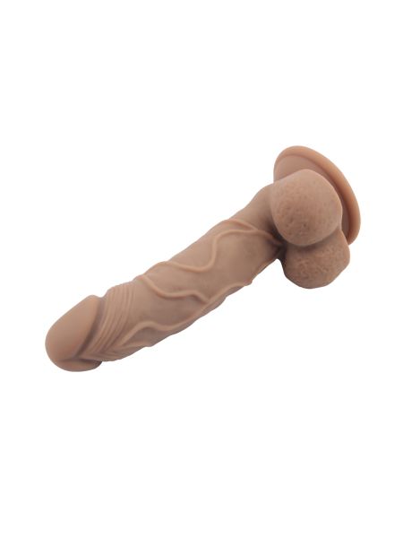 Realistyczne dildo penis jądra przyssawka sex 20cm - 5