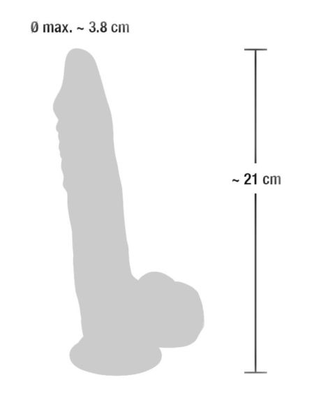 Realistyczny gruby duży penis dildo przyssawka 21c - 15