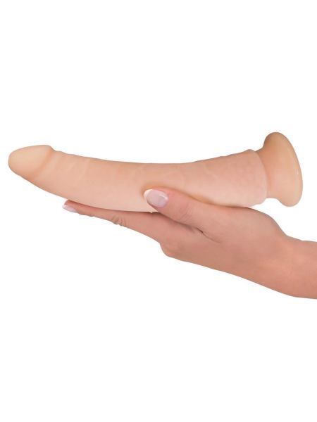 Realistyczny miękki penis dildo przyssawka 24cm - 8