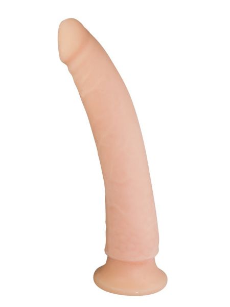 Realistyczny miękki penis dildo przyssawka 24cm - 4