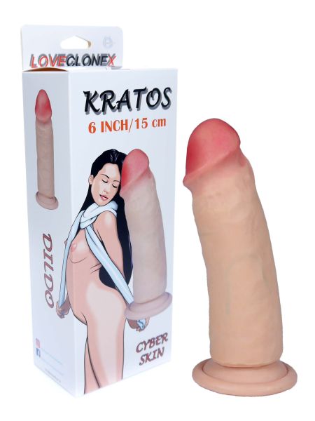 Realistyczny naturalny penis dildo z cyberskóry 18