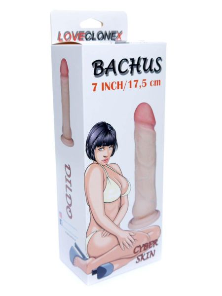 Realistyczny naturalny penis dildo przyssawka 21cm - 3